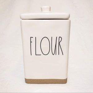 New Rae Dunn Flour Jar - Square Base Canister